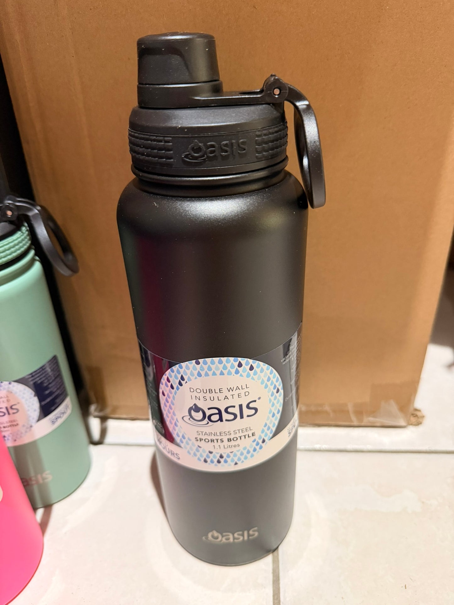 Oasis 1.1L insulated sport bottle