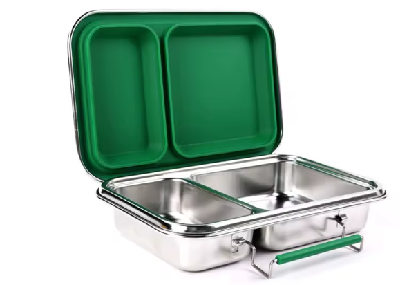 Stainless Steel Lunchbox - 2 Compartment - Customised Engraving