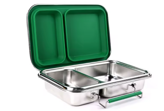 Stainless Steel Lunchbox - 2 Compartment - Customised Engraving