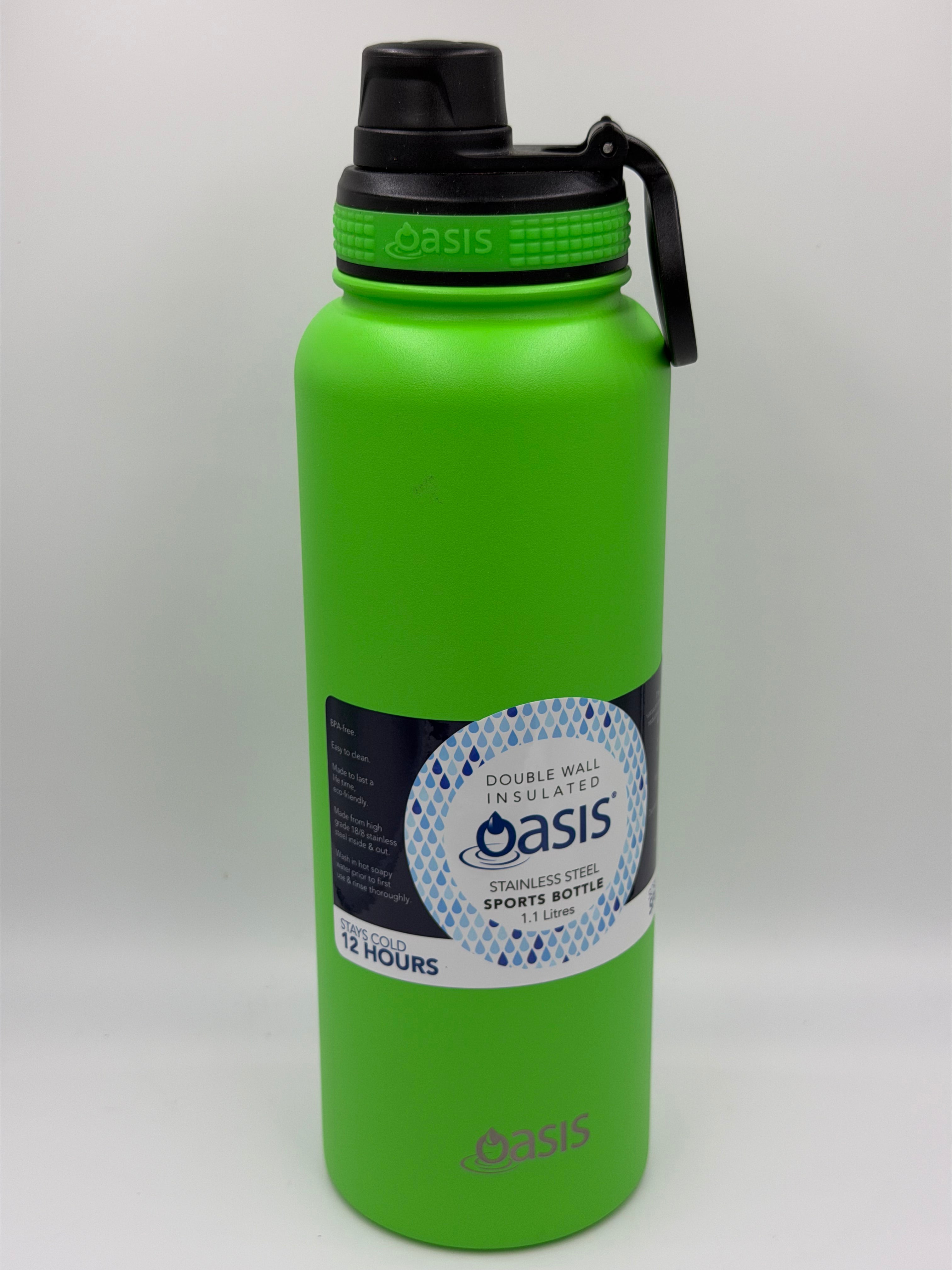 Personalised Oasis 1.1L Insulated Drink Bottle
